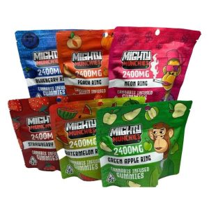 Mighty Munchies 2400mg THC Gummies