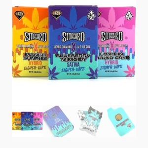 Smashed 3.5 gram Live Diamond Resin Disposable Vape