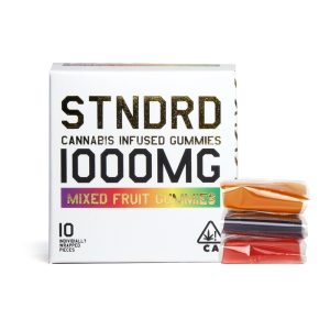 STNDRD 1000mg Mixed Fruit Gummies