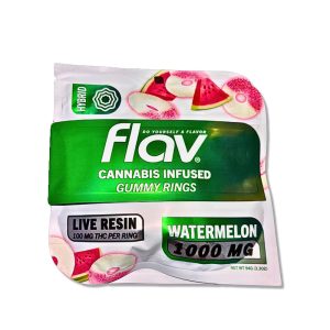 Flav Watermelon Live Resin Gumies 1000mg THC