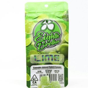 Eighth Brother Lime 100mg THC Gummies