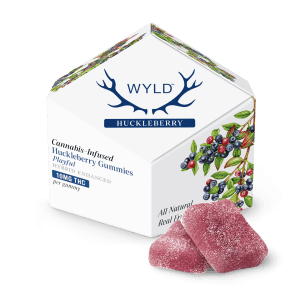WYLD Huckleberry/Marionberry 100mg THC Gummies